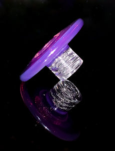 Bc Glass Telamagenta Flattop Spinner Cap