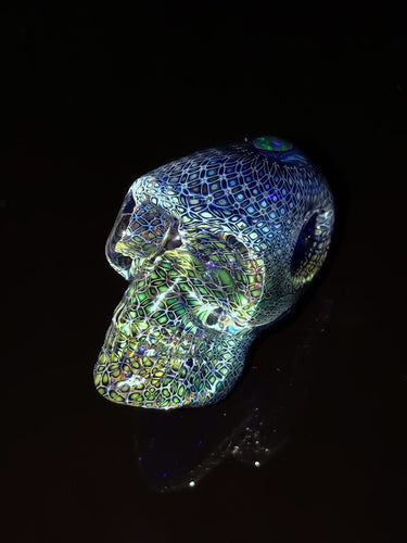 Elevator Glass Elongated 3rd Eye Opal Skull