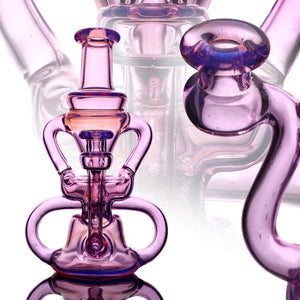 Hunters Glass Rose Quartz Saddle Recycler