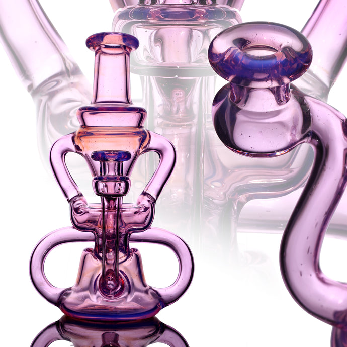 Hunters Glass Rose Quartz Saddle Recycler