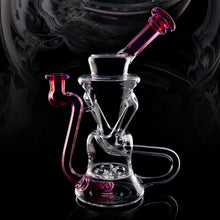 Load image into Gallery viewer, Clear Accented V2 Walmot Glass Recycler
