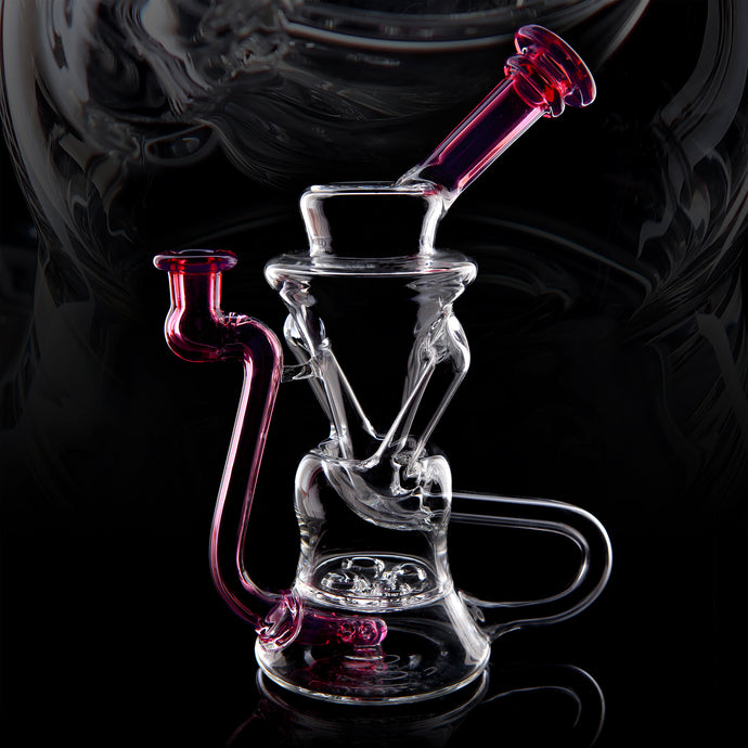 Clear Accented V2 Walmot Glass Recycler
